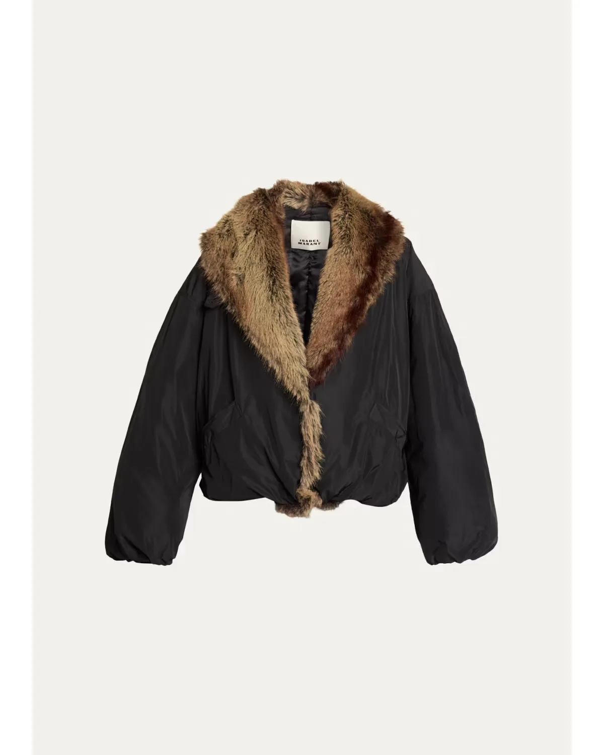 Charone Short Parka with Faux Fur Lining by Isabel Marant