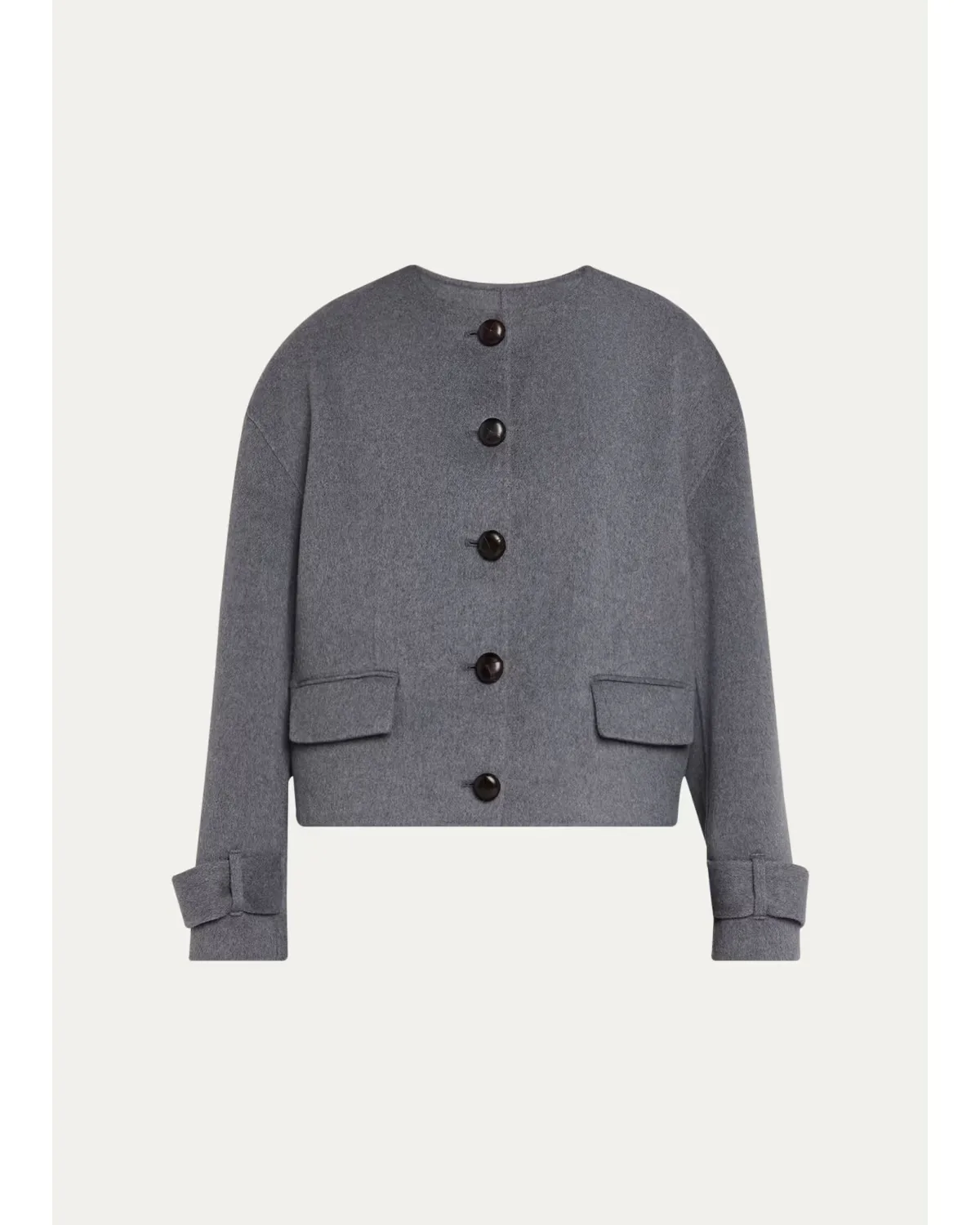 Elaris Virgin Wool-Blend Crop Jacket by Veronica Beard