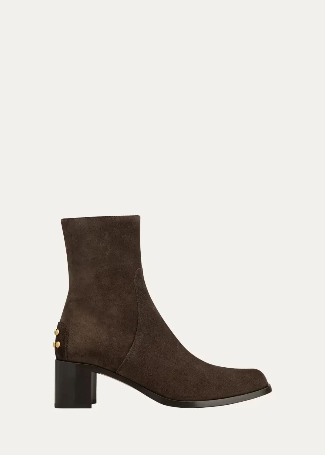 60MM Studded Suede Ankle Boots by Tod's