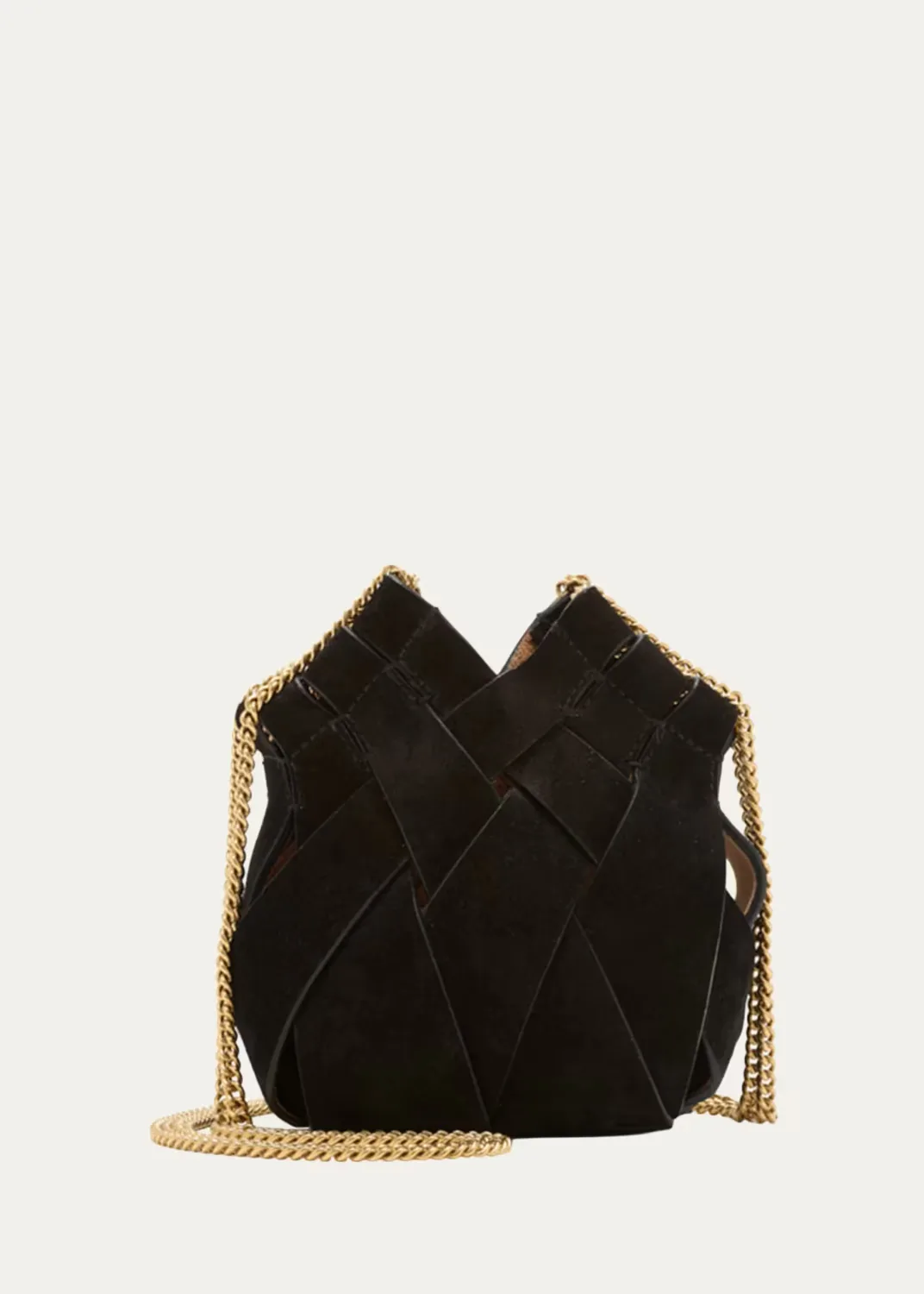 Charlotte Mini Woven Crossbody Bag with Chain by Ulla Johnson