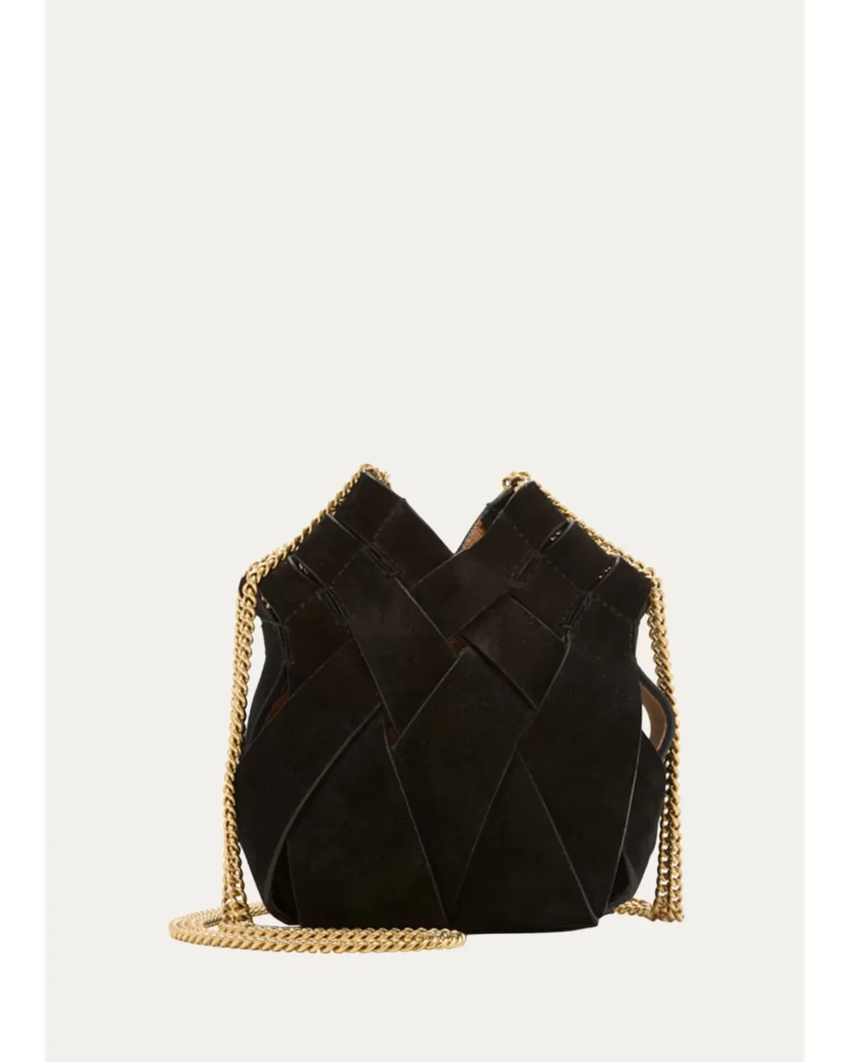 Charlotte Mini Woven Crossbody Bag with Chain by Ulla Johnson