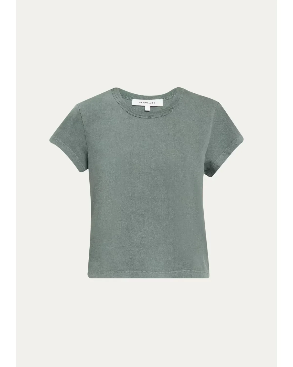 Easy Crewneck Cotton Tee by SLVRLAKE