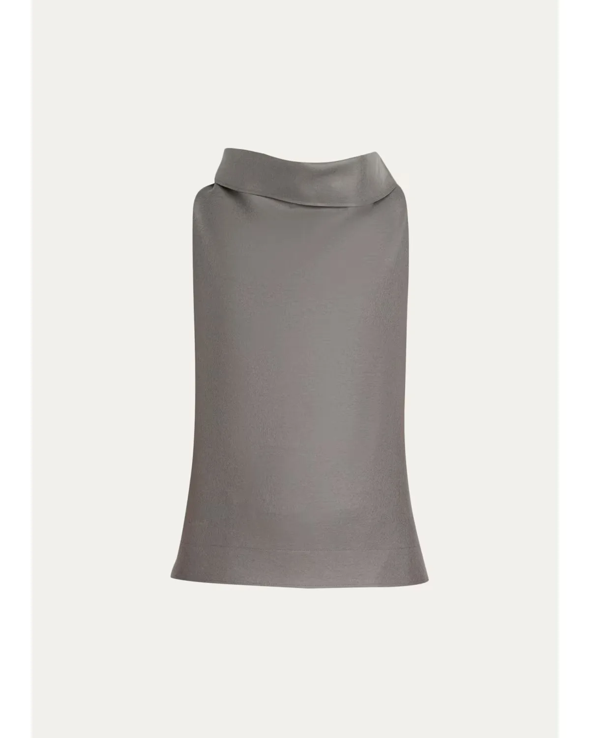 Wool Draped Cowl-Neck Sleeveless Top by Issey Miyake