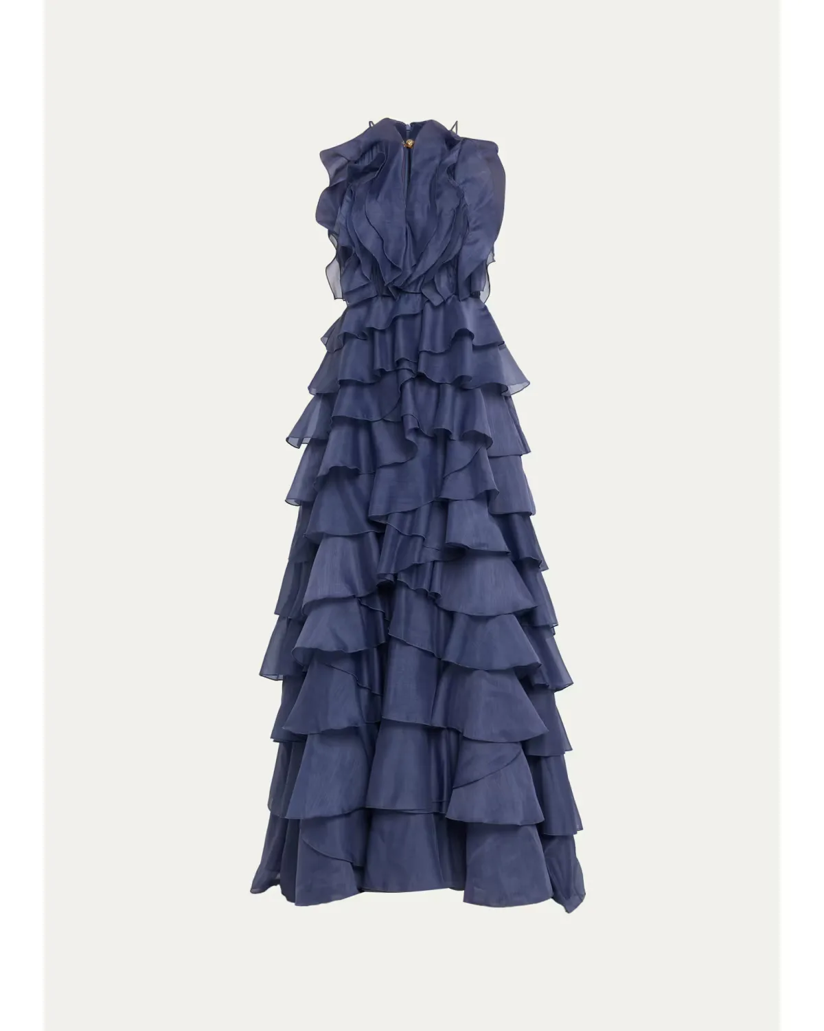 Cleo Strapless Tiered Ruffle Gown by Aje