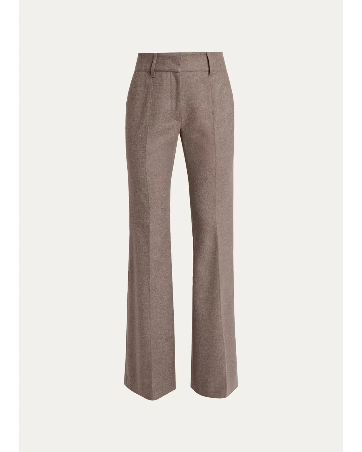 Rhein Wool-Cashmere Flannel Flare Pants by Gabriela Hearst