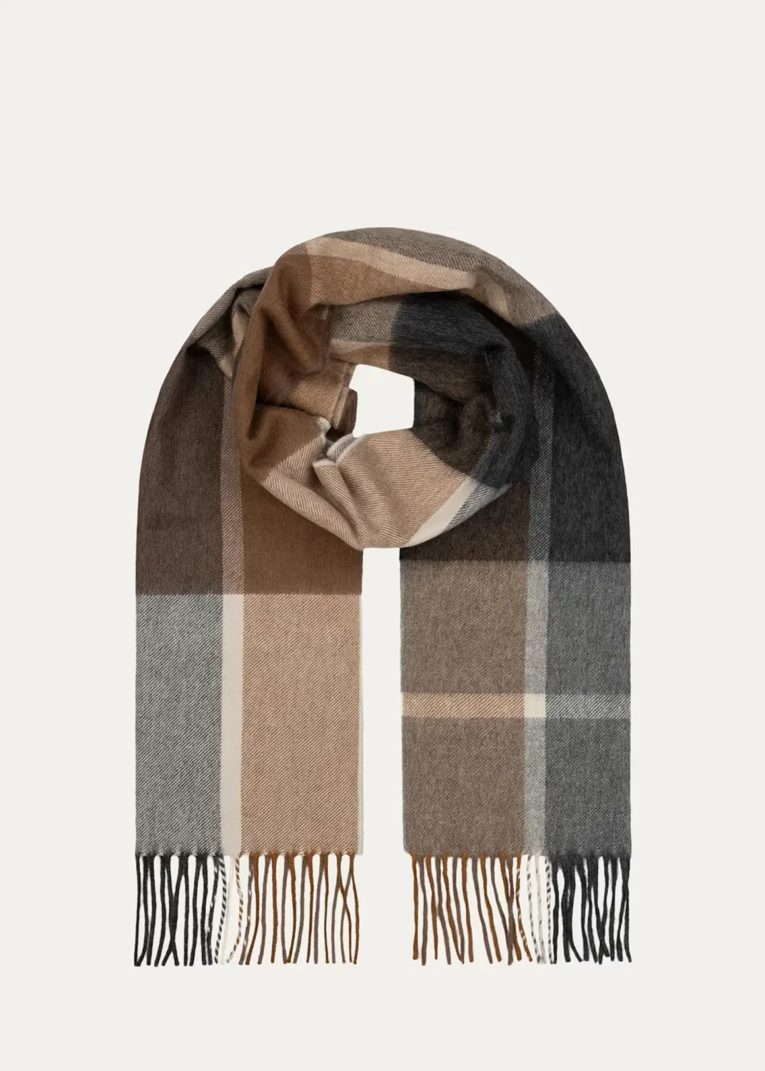 Arran Edgar Cashmere Plaid Scarf by X