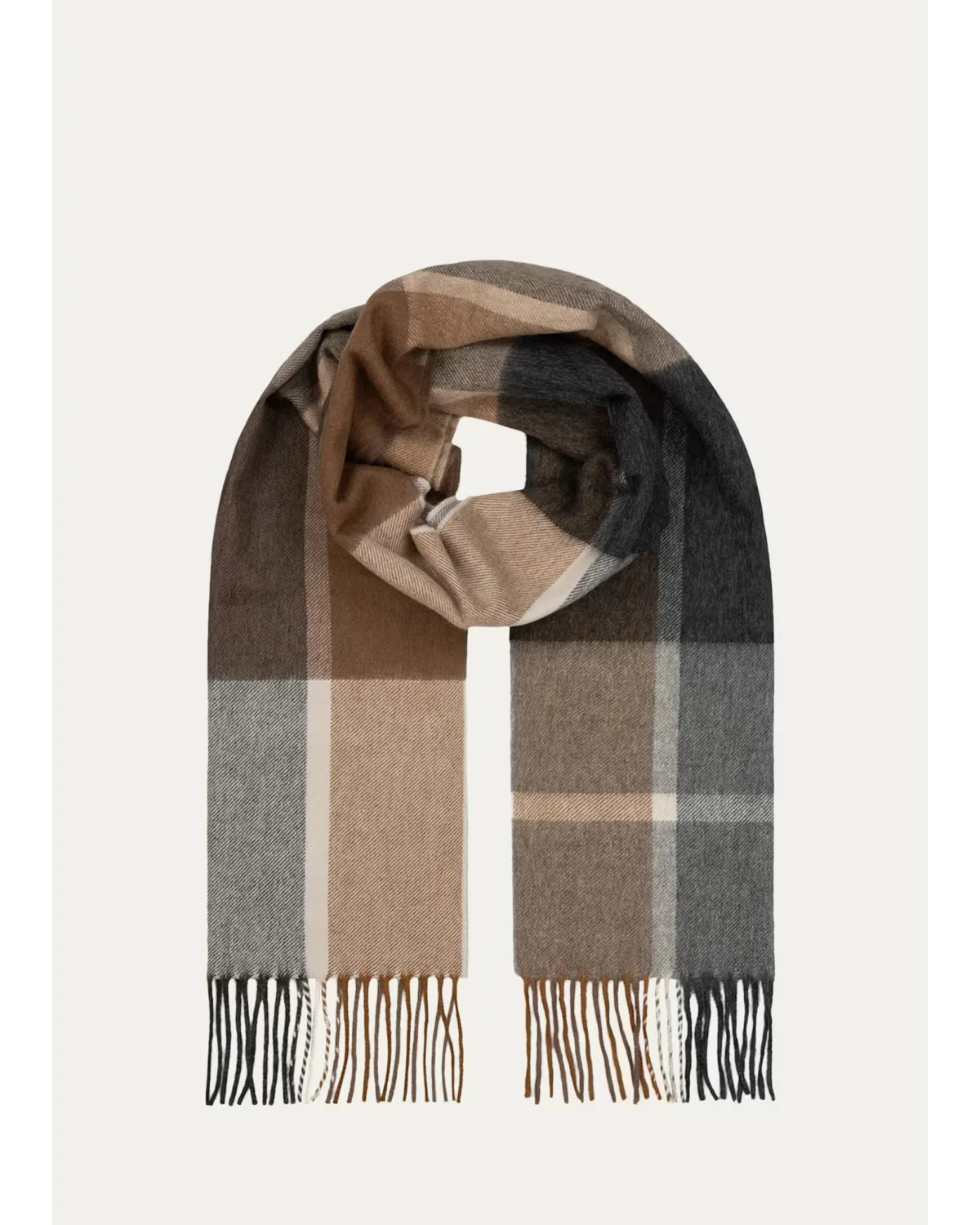 Arran Edgar Cashmere Plaid Scarf by X