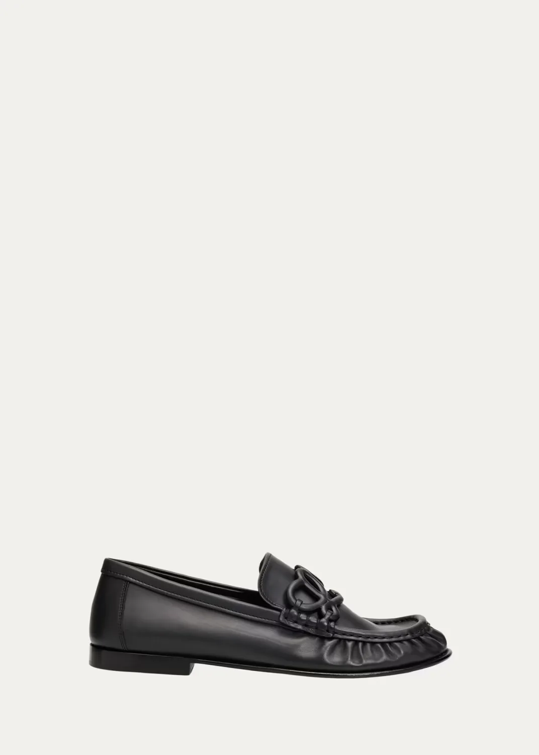 Double L Leather Loafers by LOEWE