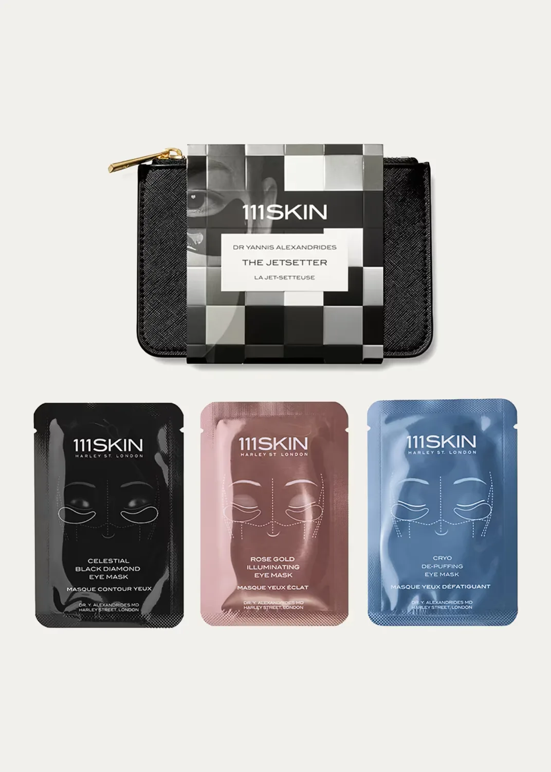 Jetsetter 3-Piece Eye Mask Set by 111SKIN