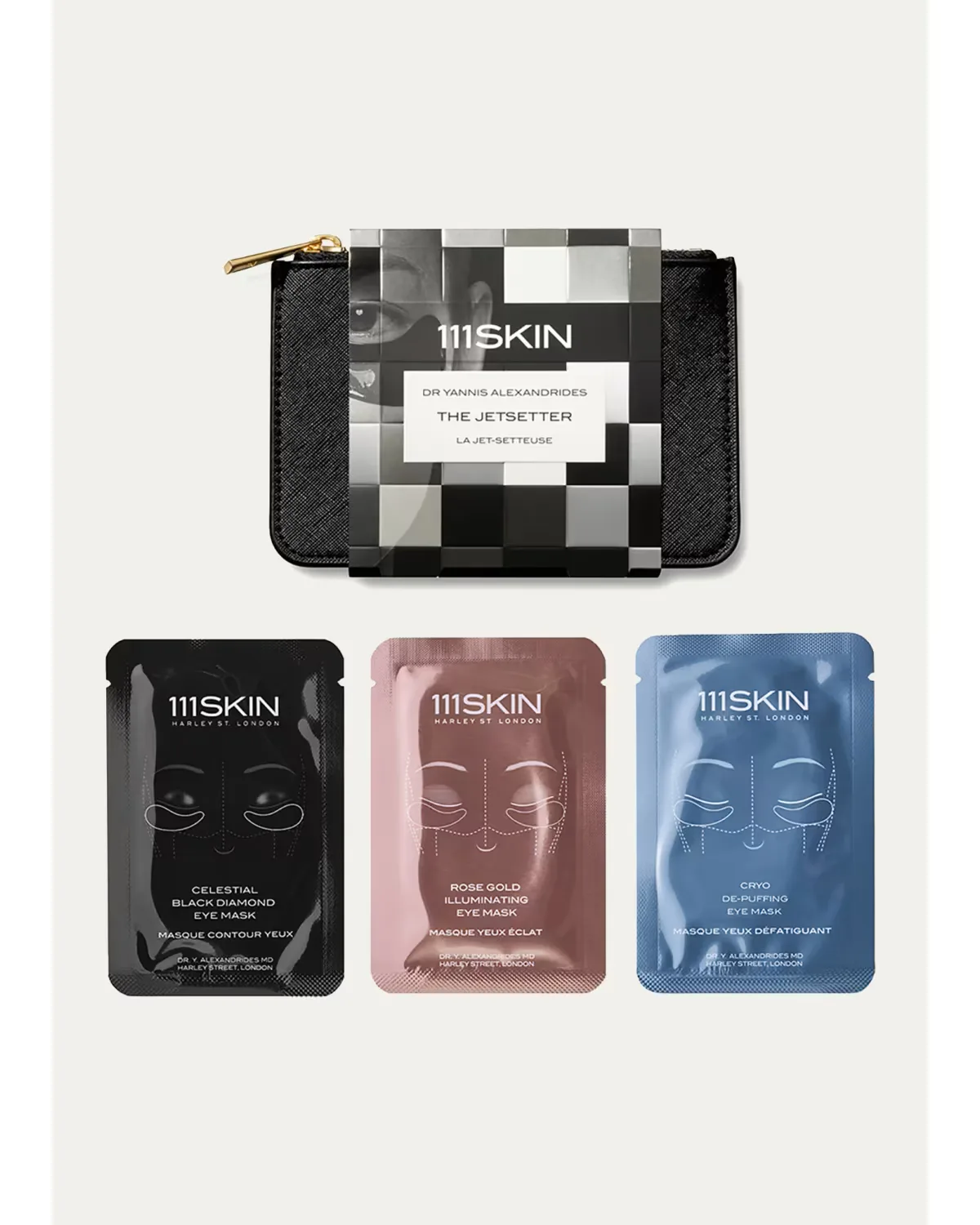 Jetsetter 3-Piece Eye Mask Set by 111SKIN
