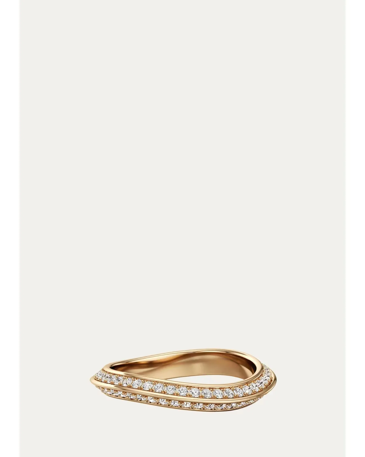18K Yellow Gold Diamond Band Ring by Bhansali