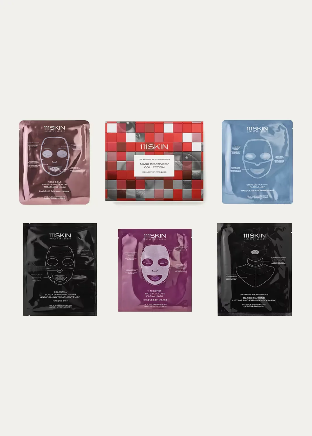 5-Piece Mask Discovery Collection by 111SKIN