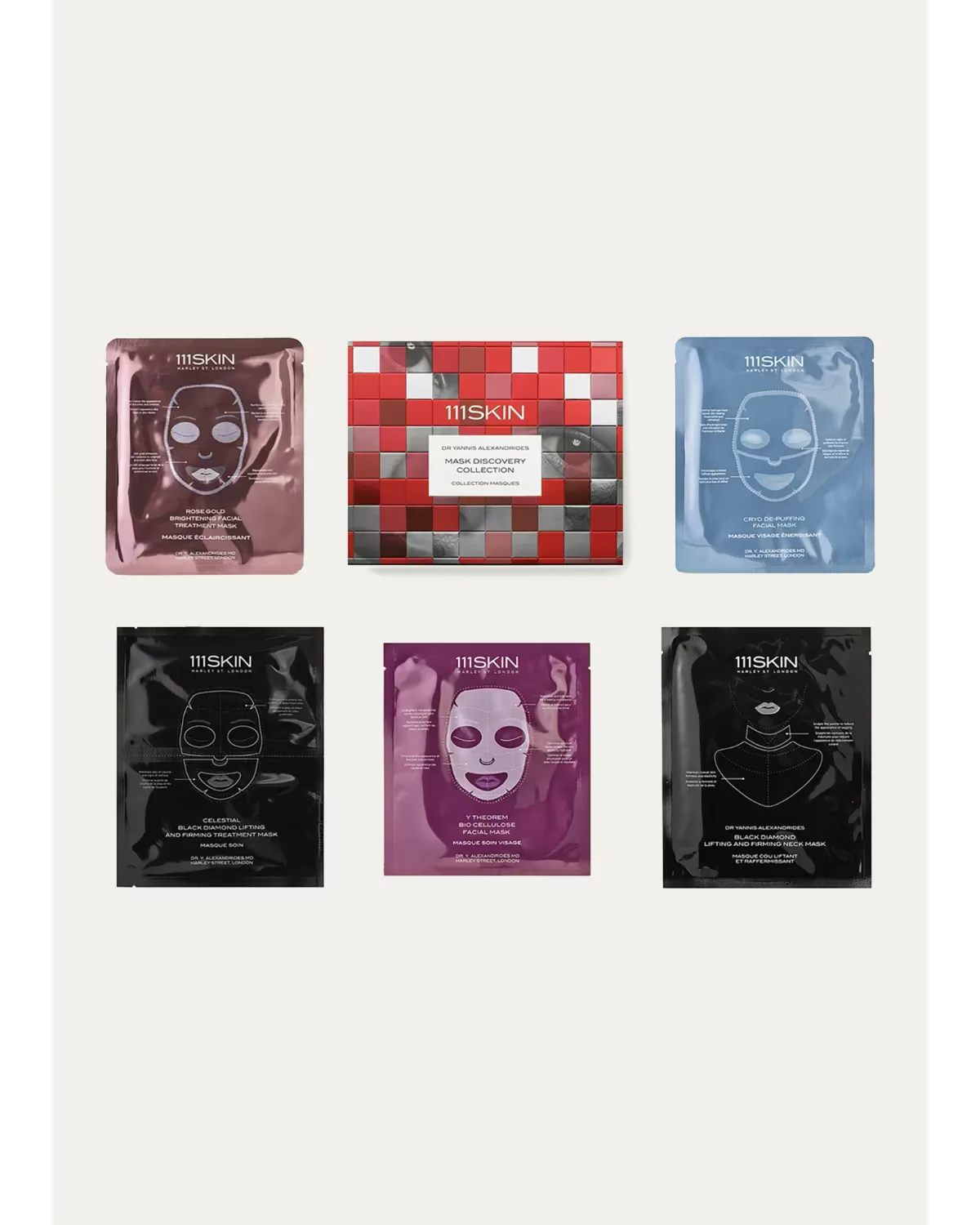 5-Piece Mask Discovery Collection by 111SKIN