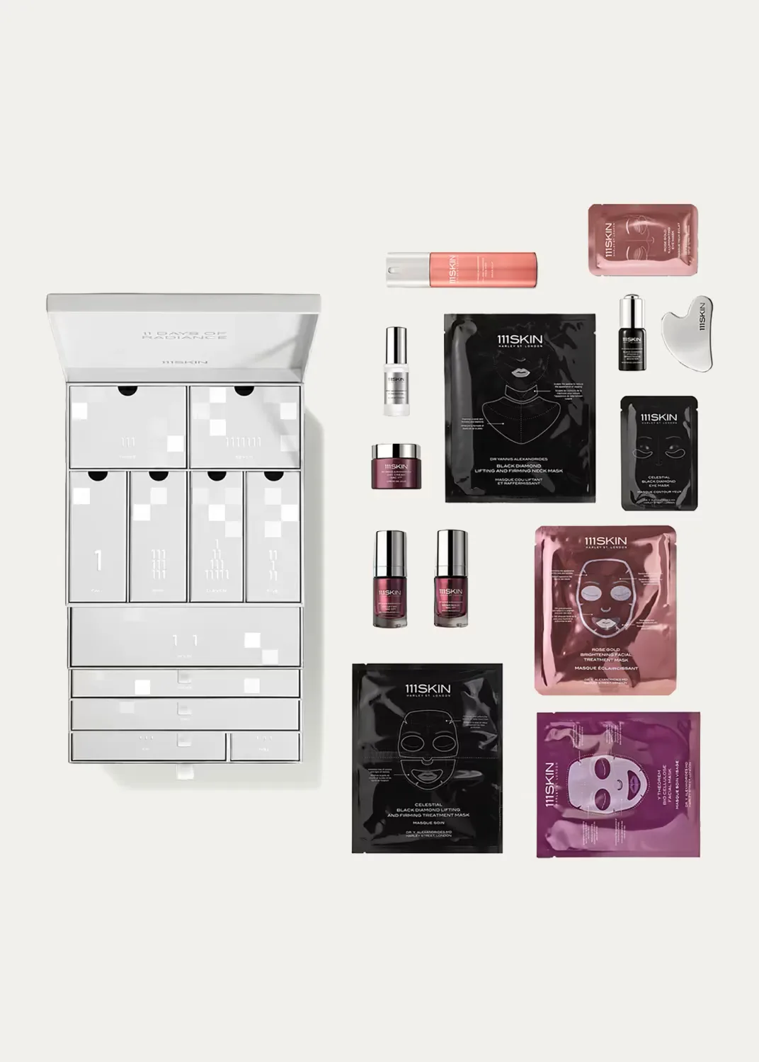 11 Days of Radiance 13-Piece Advent Calendar by 111SKIN