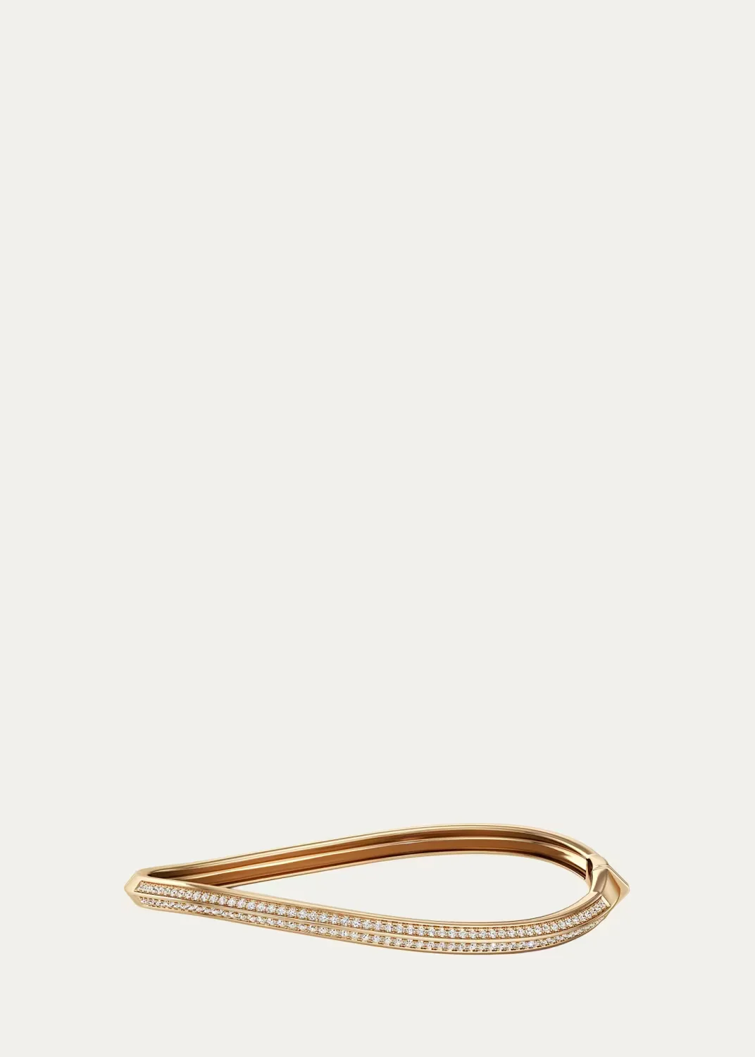 18K Yellow Gold Diamond Bangle Bracelet by Bhansali