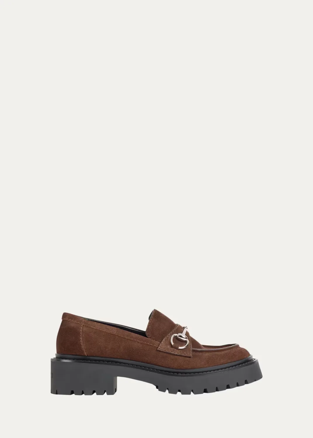 Suede Horsebit Loafers by Gucci