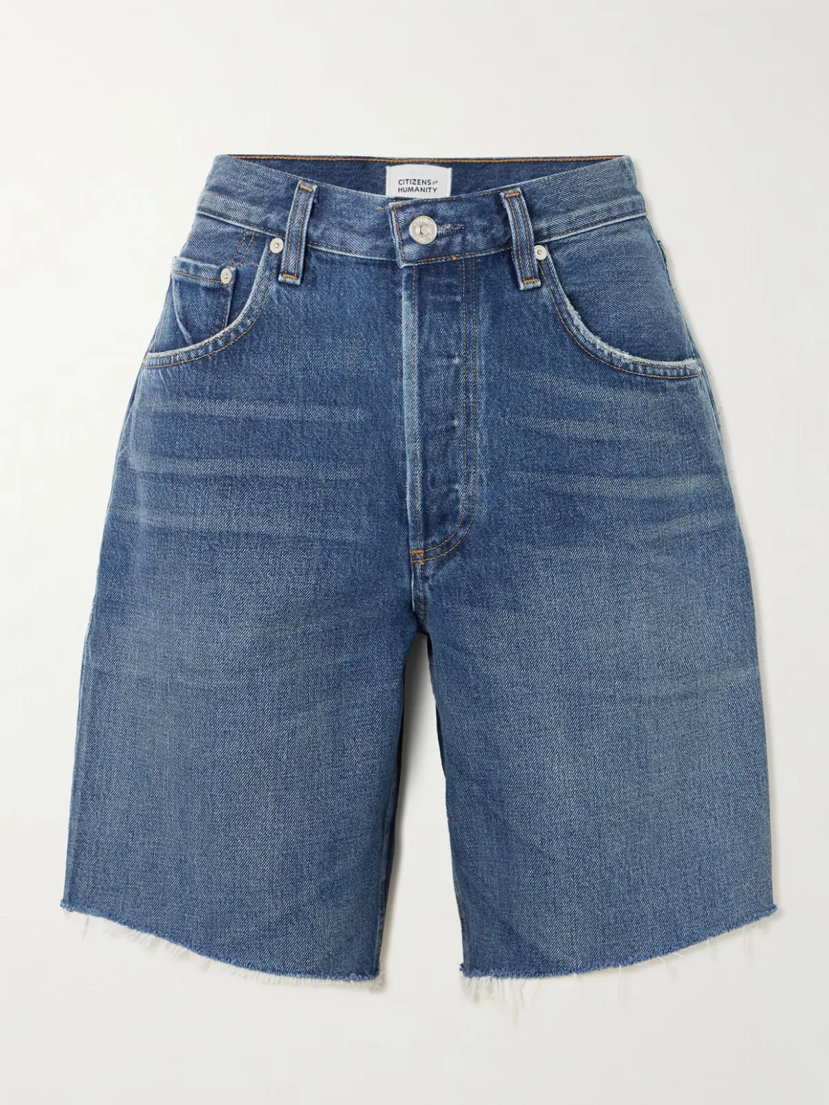 - Ayla Frayed Denim Shorts -
