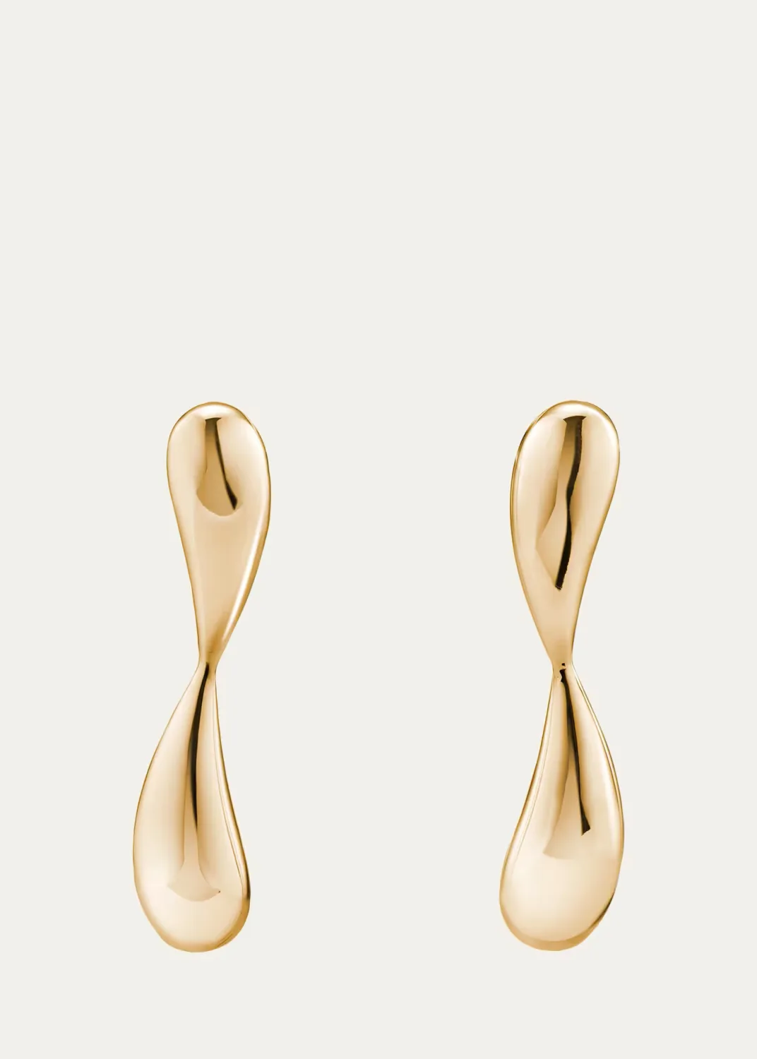 Hanneli Earrings, Gold by Agmes