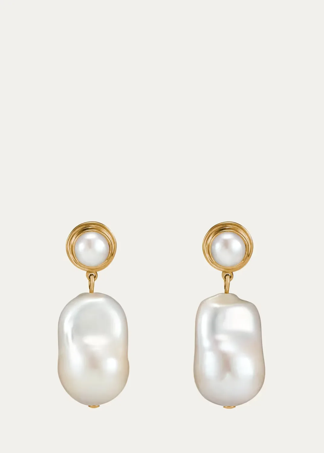 Delphine Earrings with Pearls