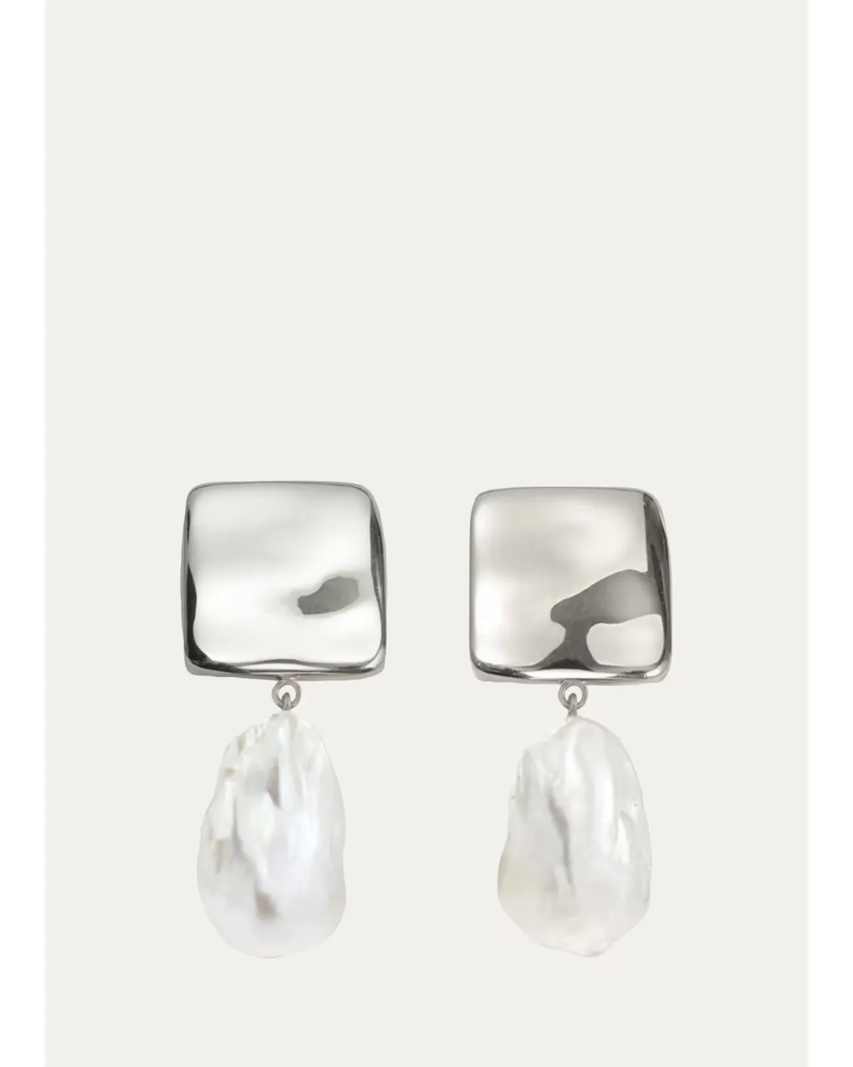 Baroque Pearl Luca Earrings by Agmes