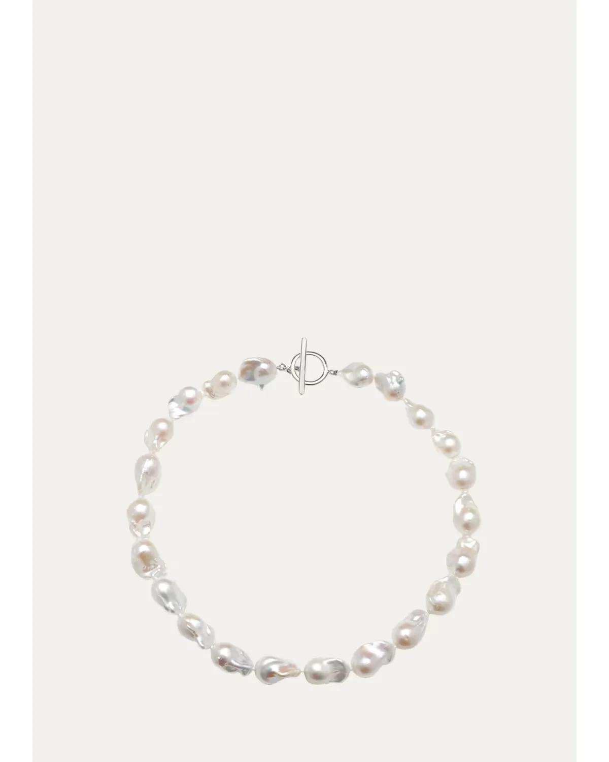 Baroque Pearl Toggle Necklace by Agmes