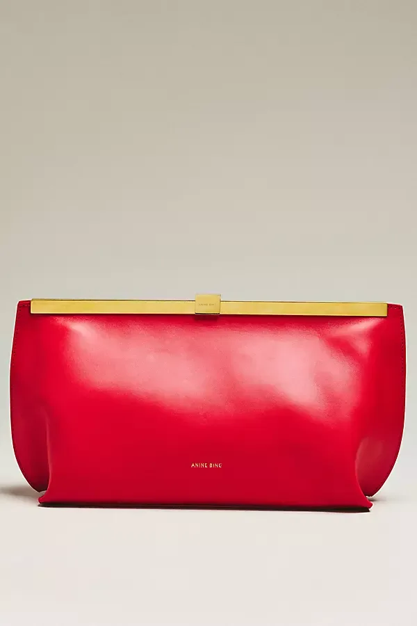 Annie Leather Clutch