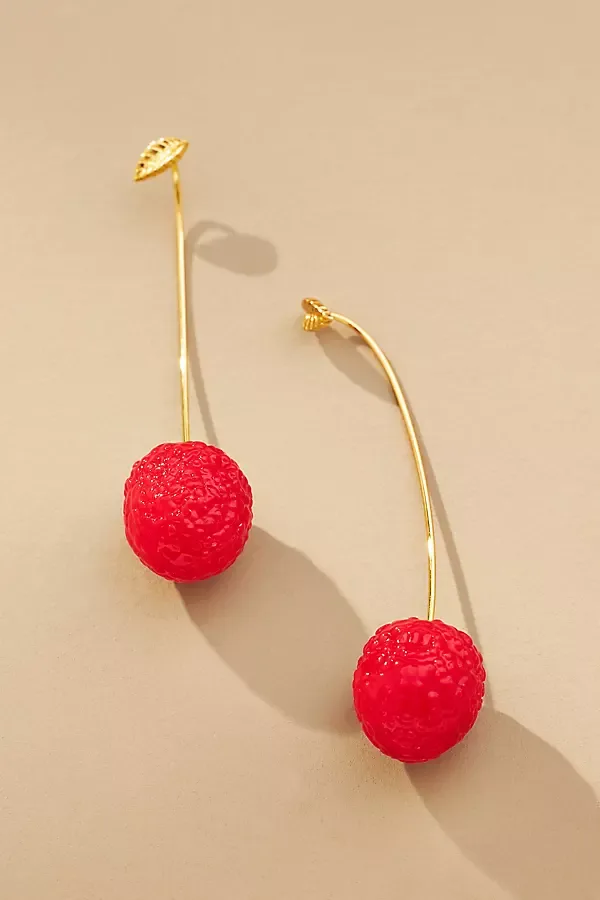Fruit & Icon Drop Earrings by Anthropologie