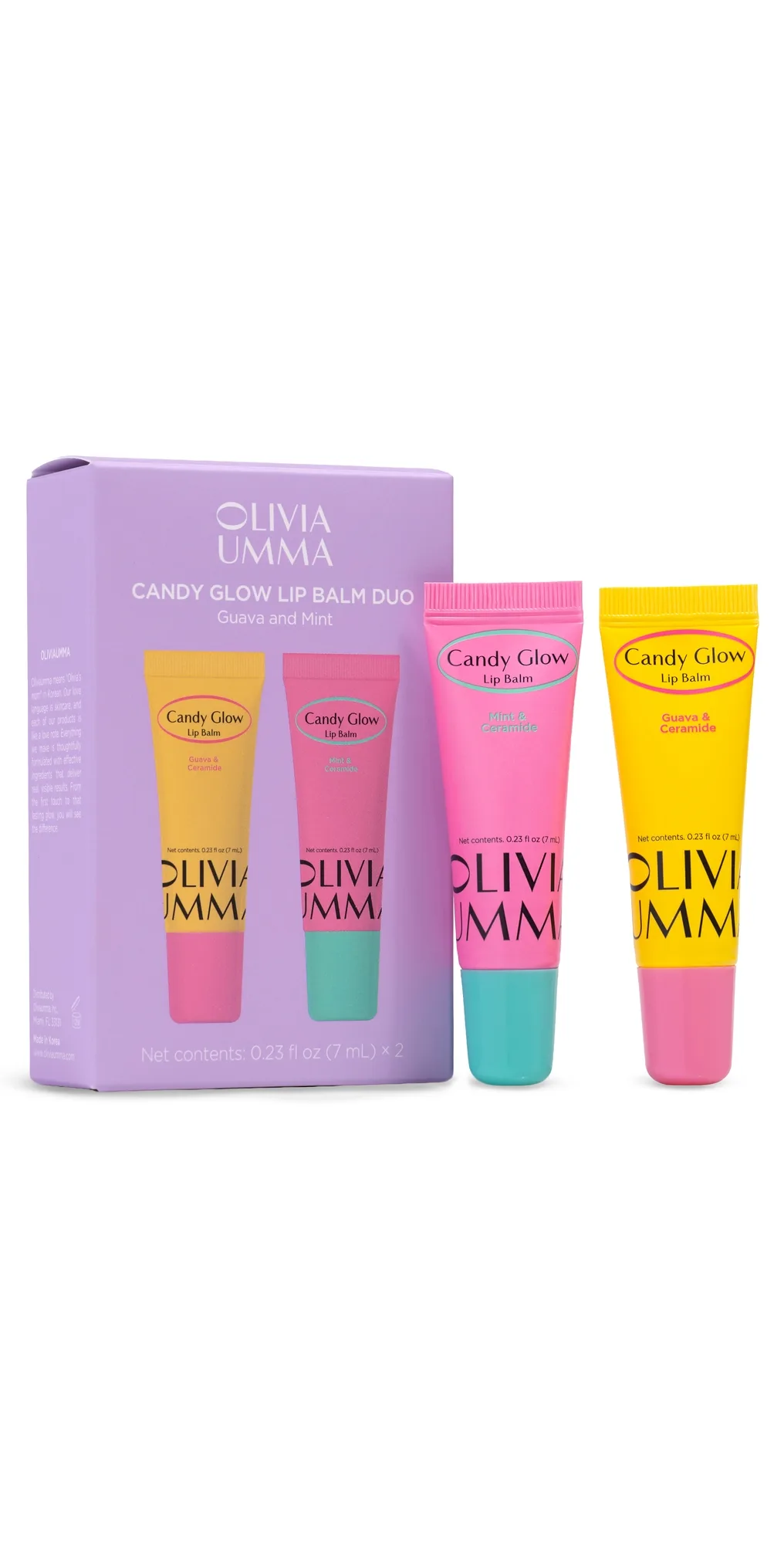 Duo Candy Glow Lip Balm Mini Size by OLIVIAUMMA