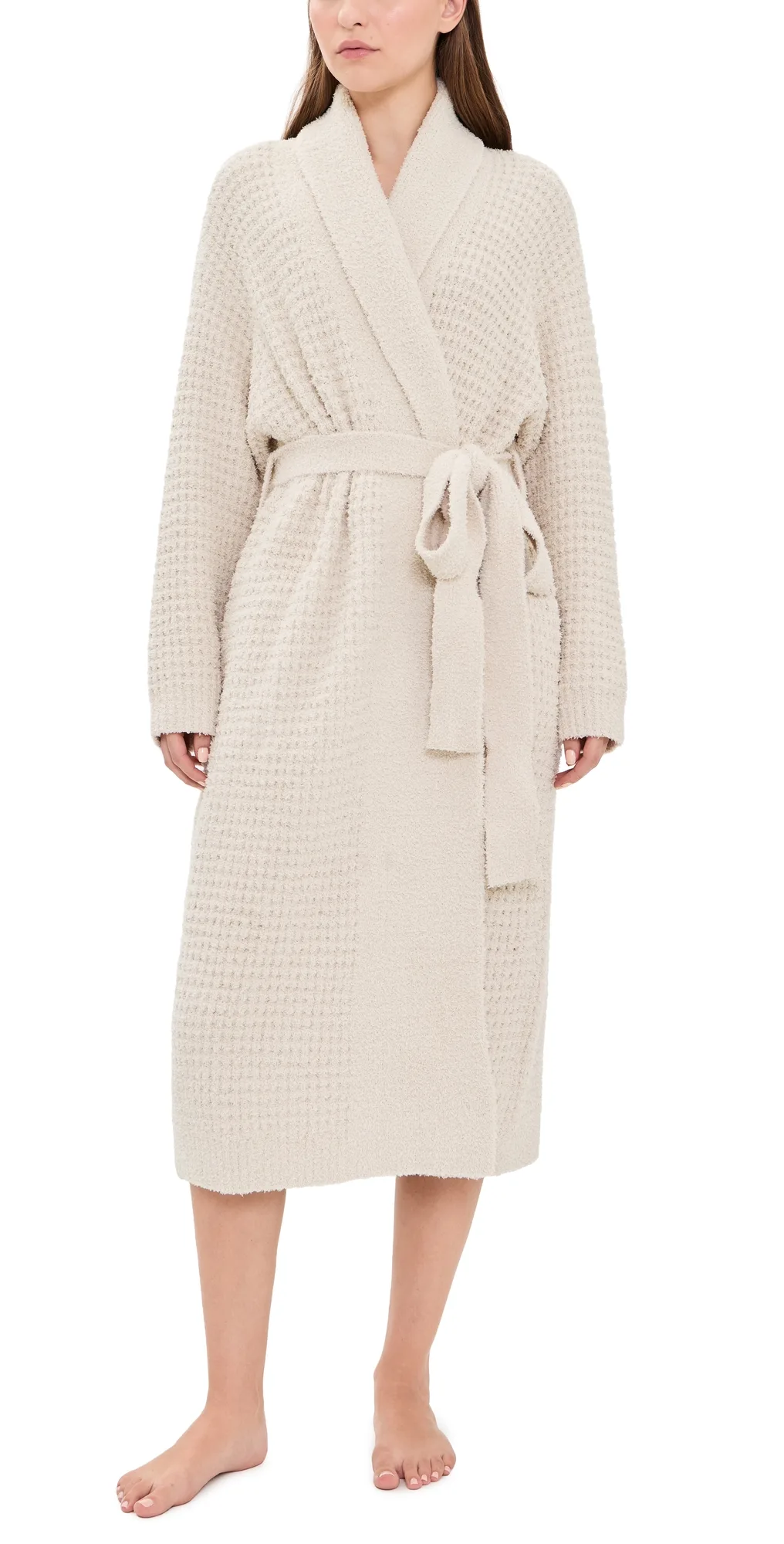 Boucle Waffle Knit Robe