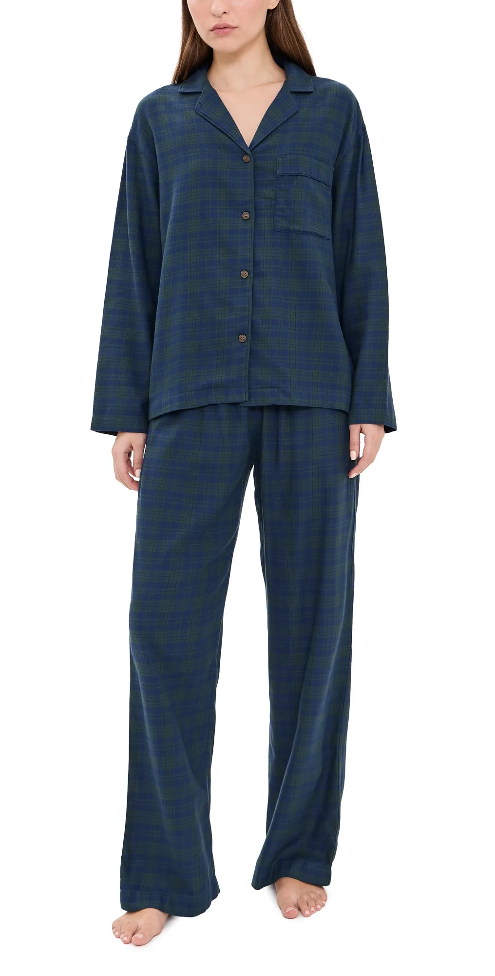 Flannel Pajama Set by Eberjey