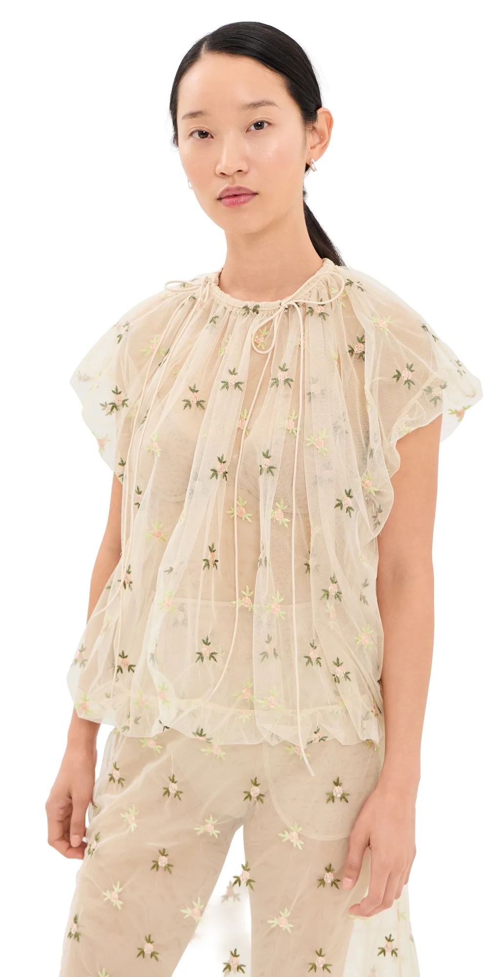Gathered Cord Top by Simone Rocha