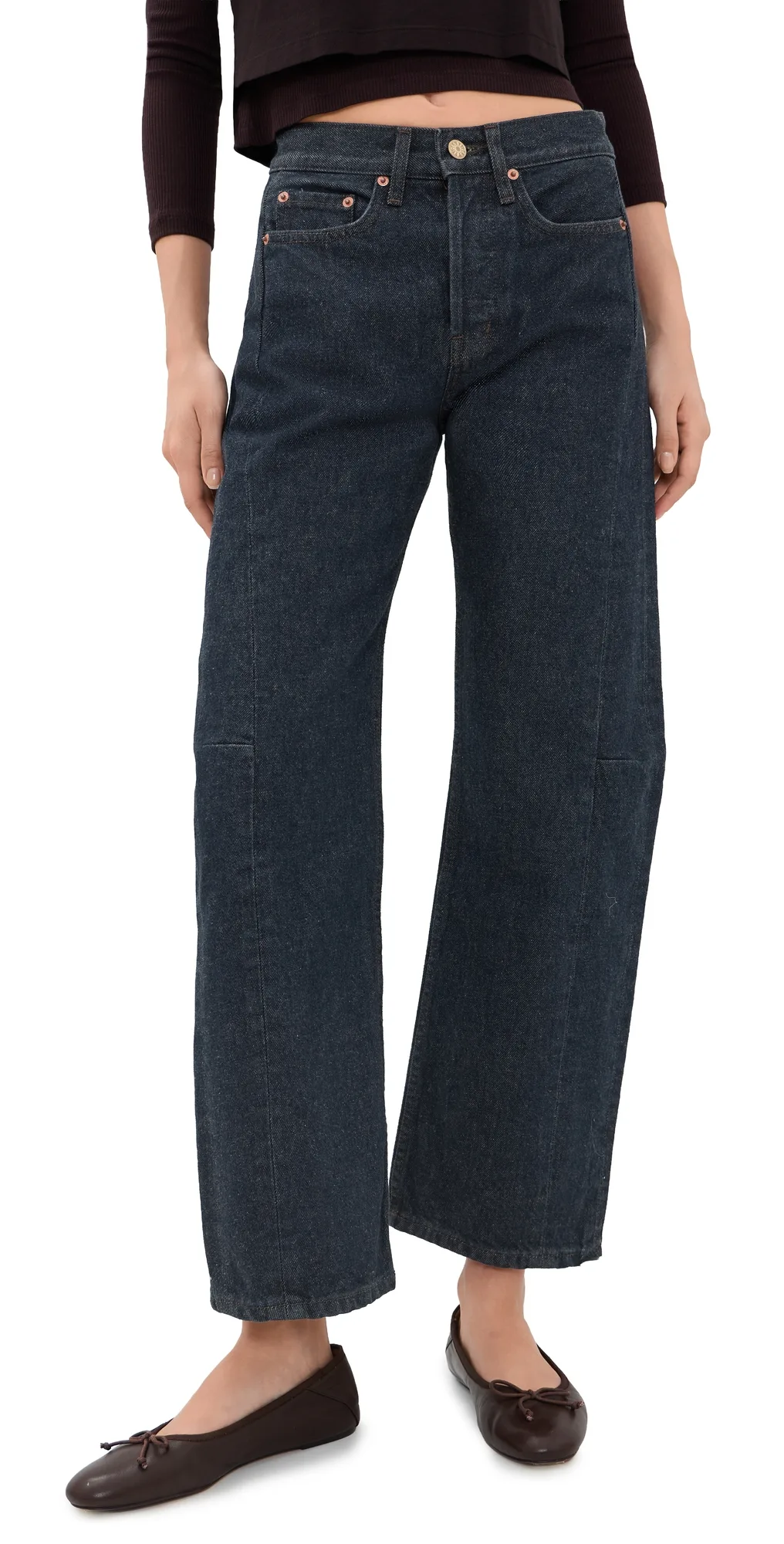 Slim Lasso Barrel Jeans Indigo Brown Rinse by B Sides