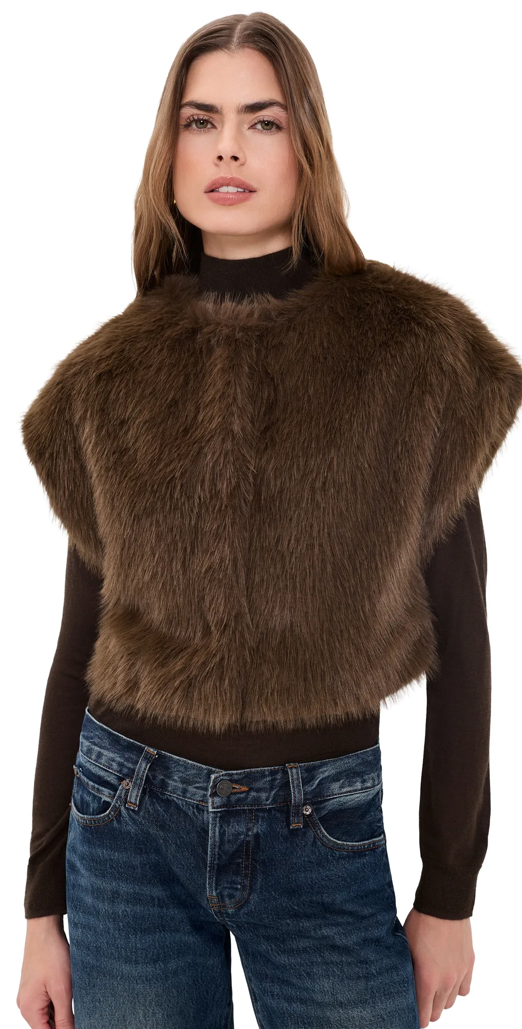 Kira Faux Fur Vest by Misa