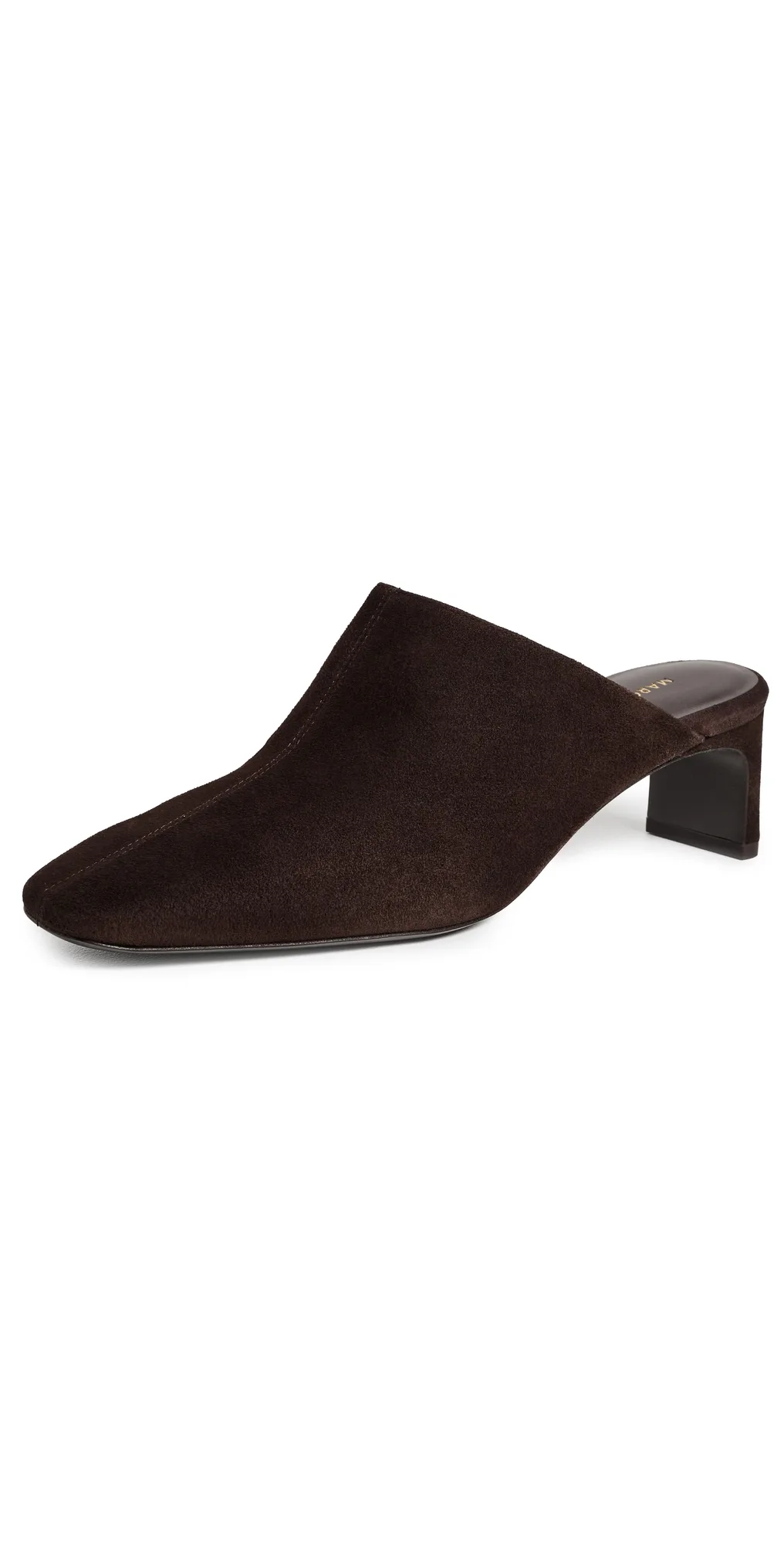 The Brera Mules Molasses Suede by Margaux