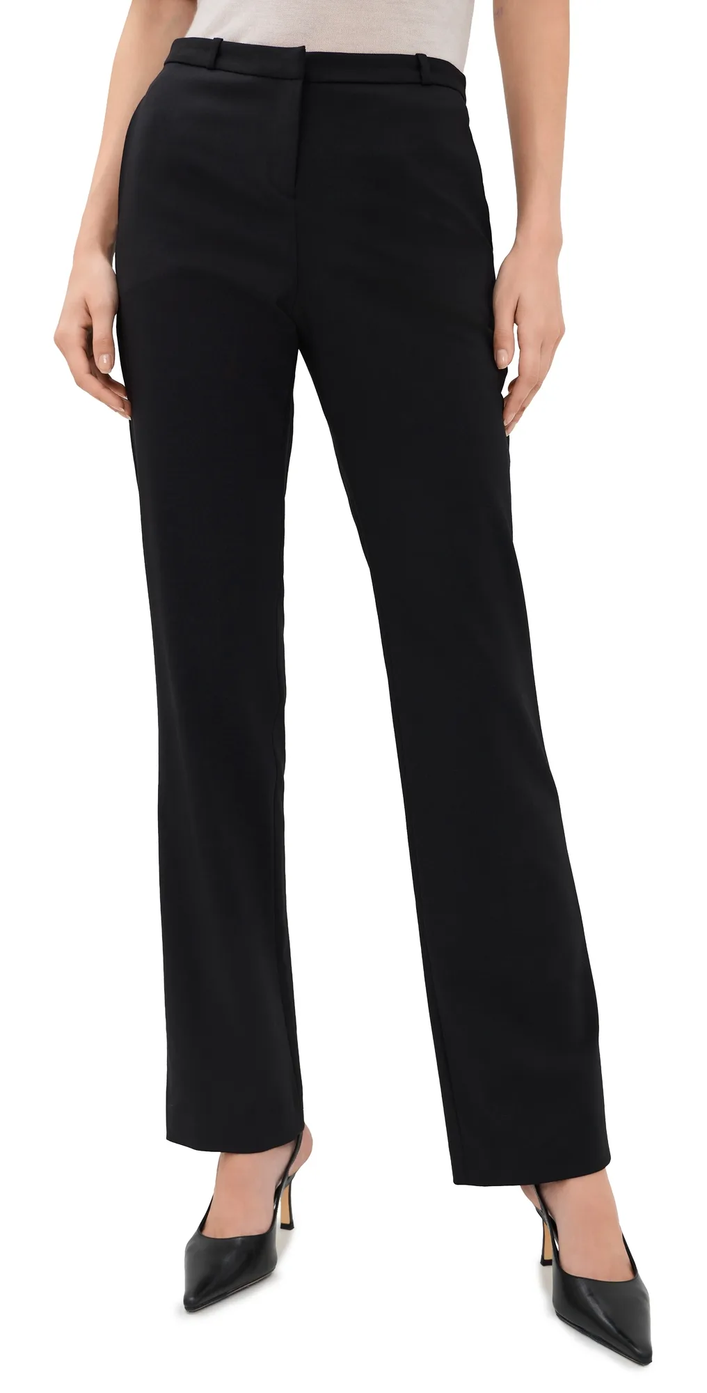 Skinny Leg Elongated Trousers