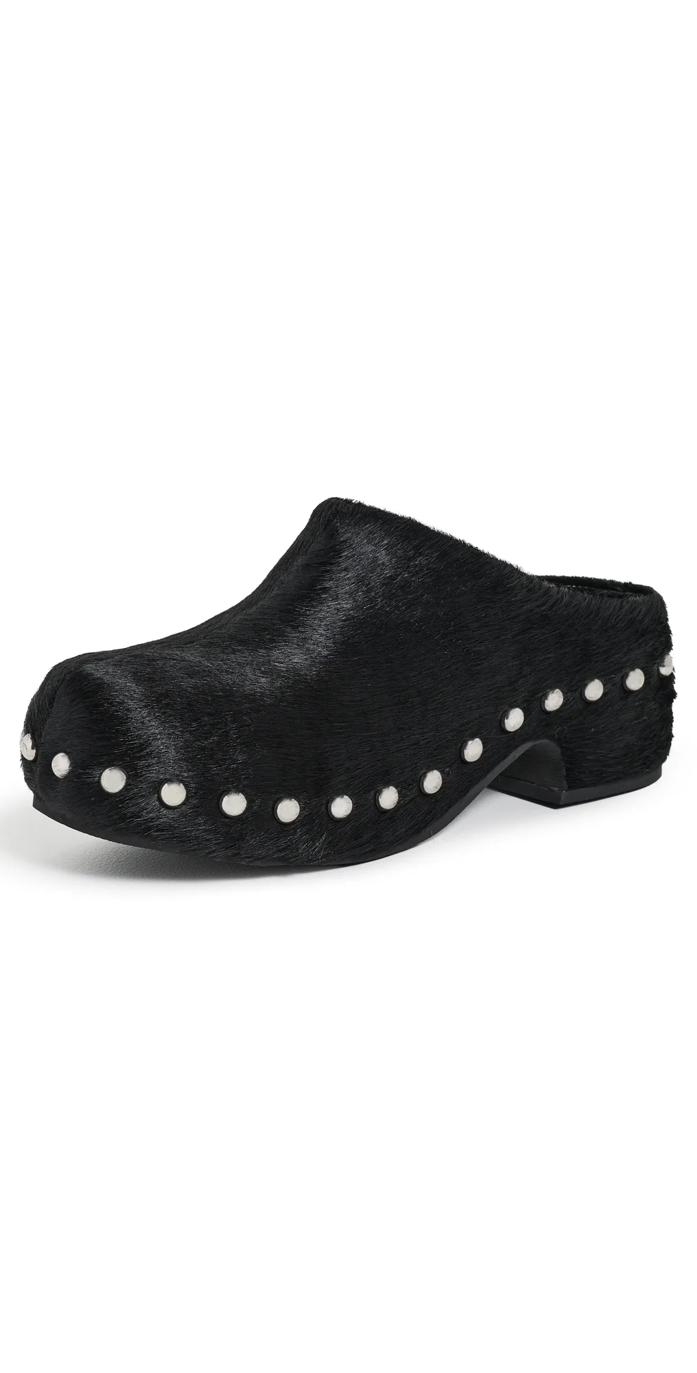 Haircalf Studded Rio Clogs by SIMONMILLER