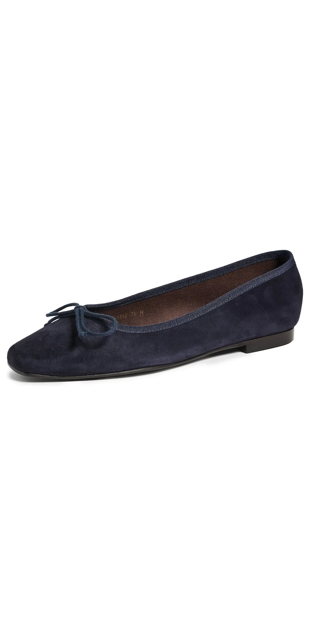 The Fonteyn Flats Indigo Suede