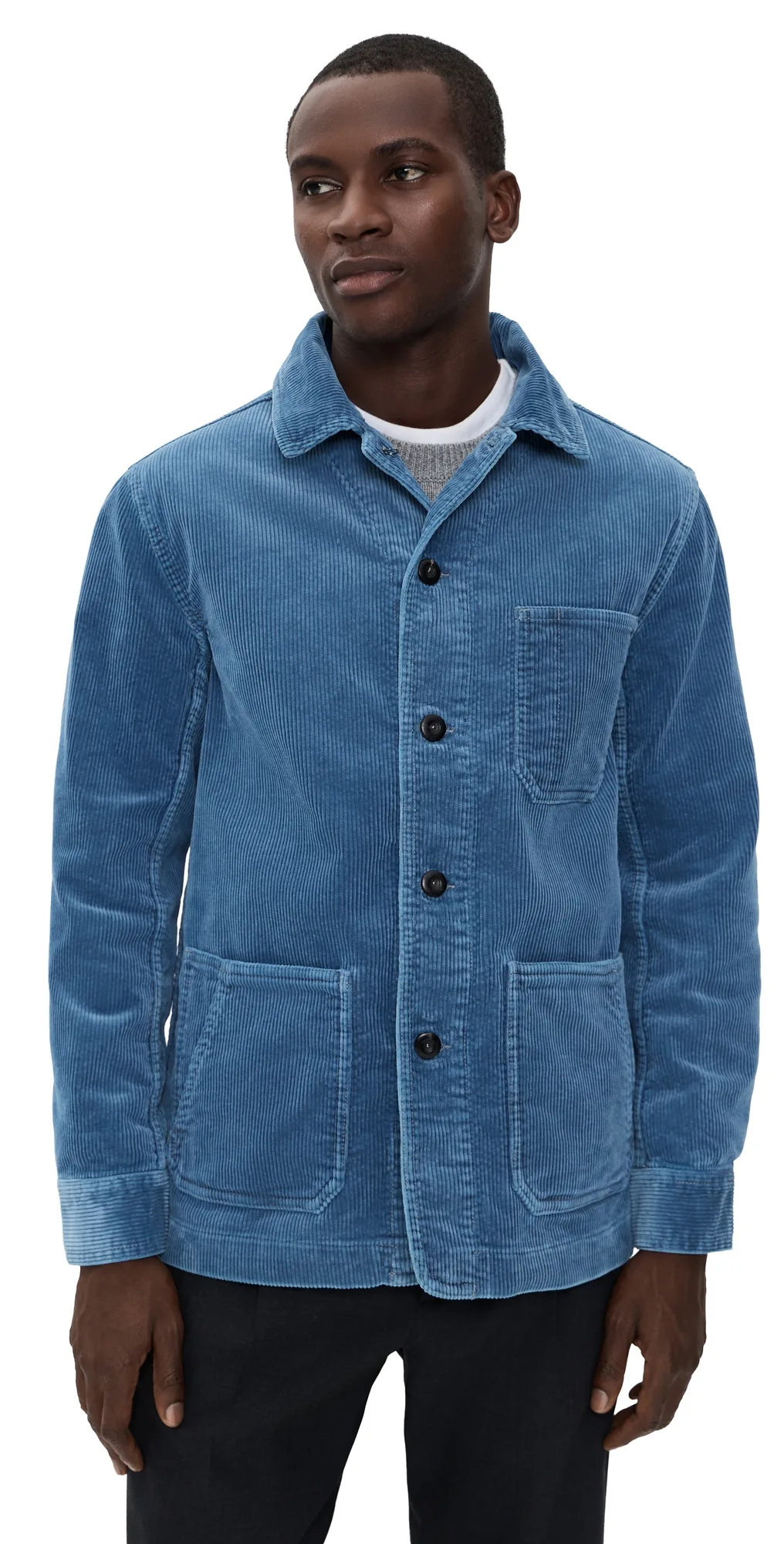 The Ojai Jacket in Washed Indigo Corduroy by Taylor Stitch
