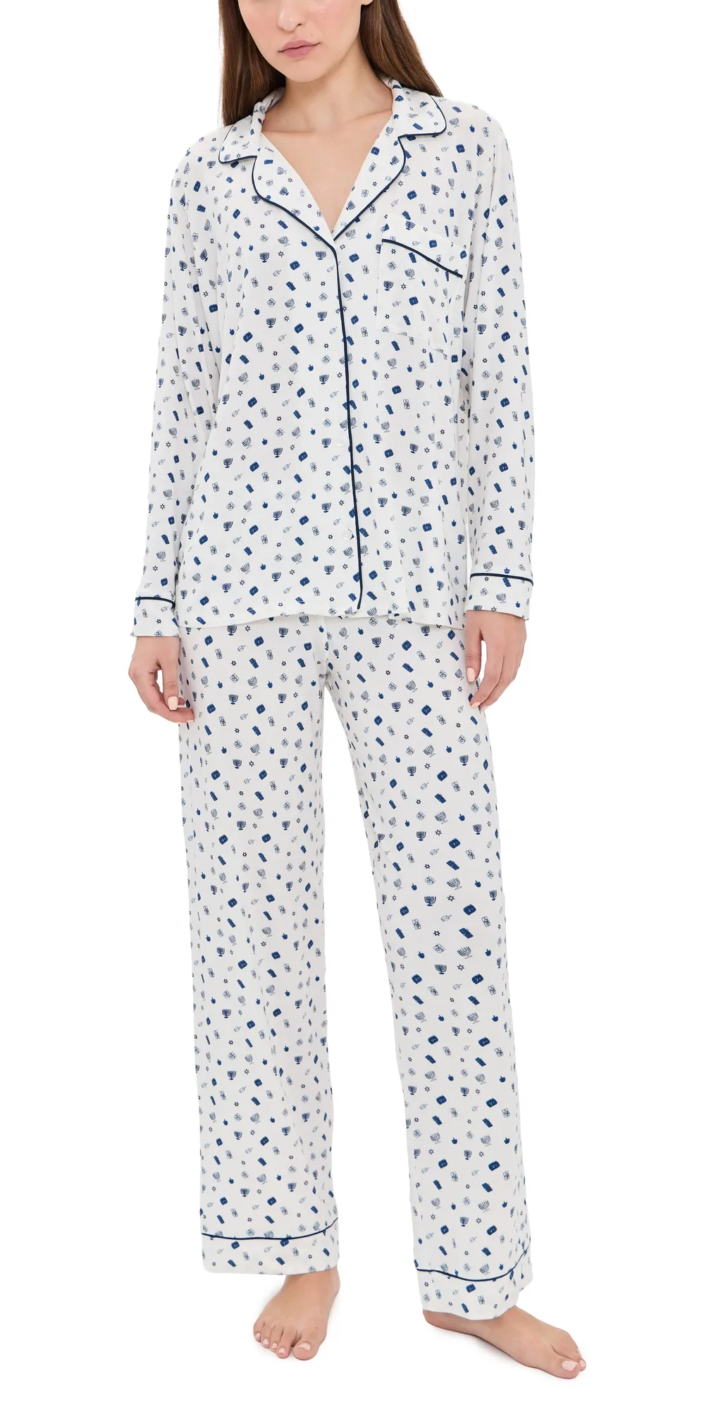 Gisele Printed Long Pajama Set by Eberjey