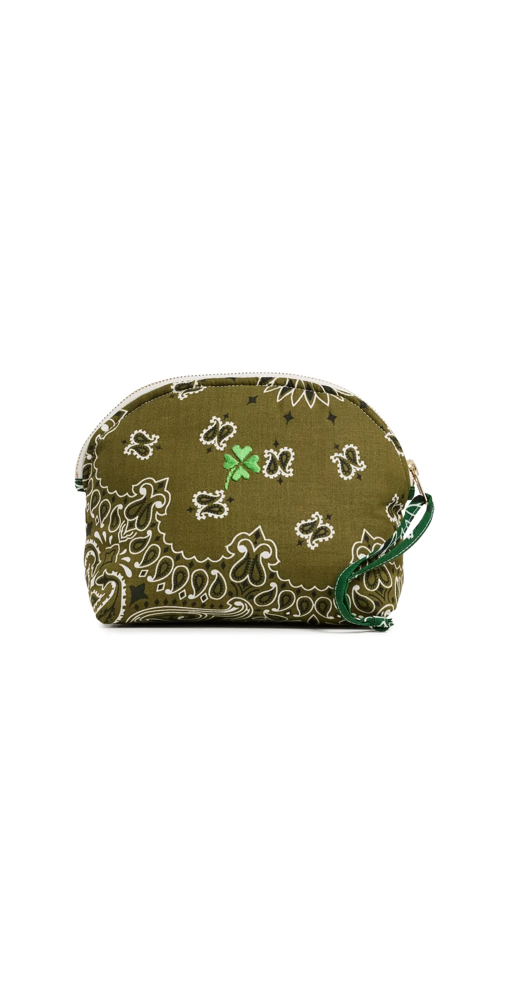 Small Clover Bandana Vanity Pouch by Call It By Your Name