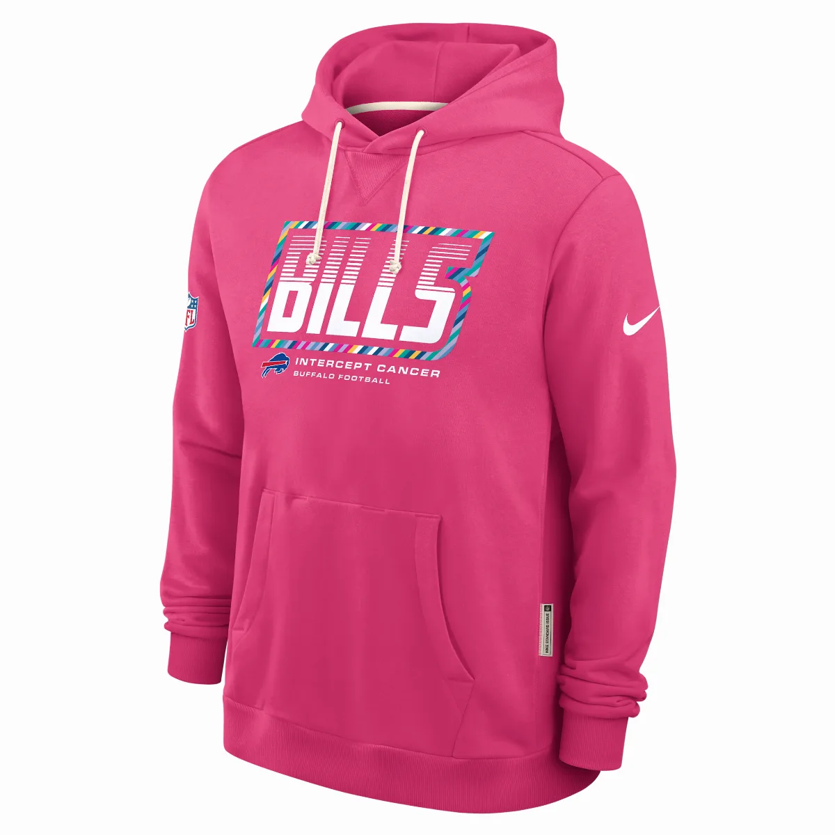 Buffalo Bills Crucial Catch Sideline Standard Issue Dri-FIT NFL Pullover Hoodie by Nike