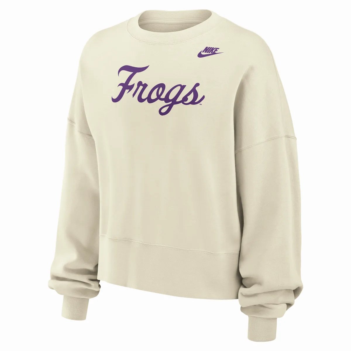 TCU Horned Frogs Phoenix Fleece Football Crew-Neck Sweatshirt by Nike