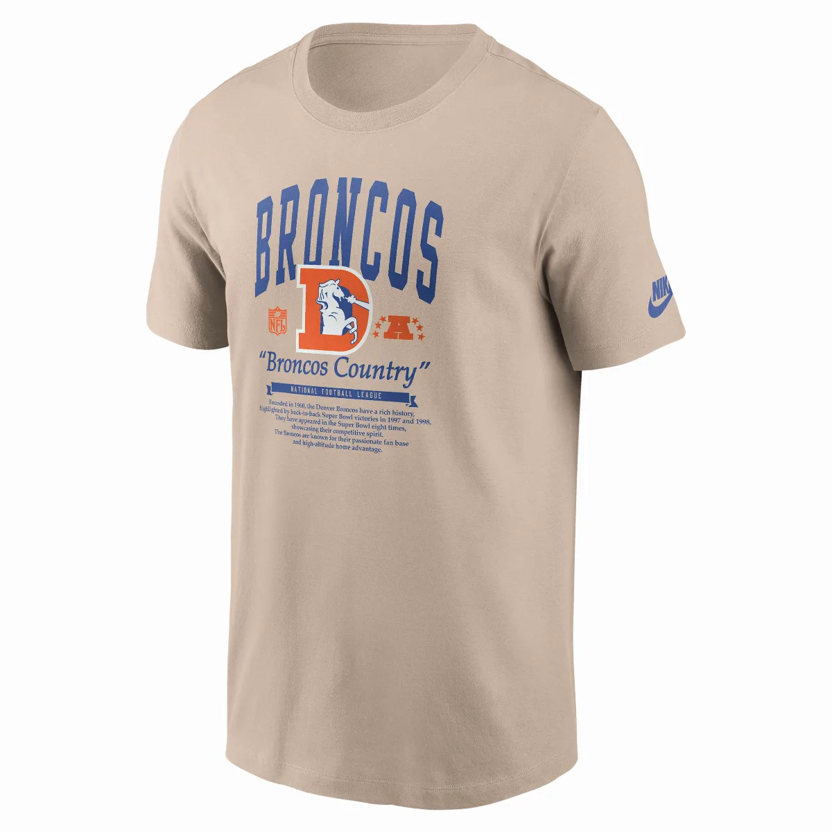 Denver Broncos Rewind NFL T-Shirt by Nike