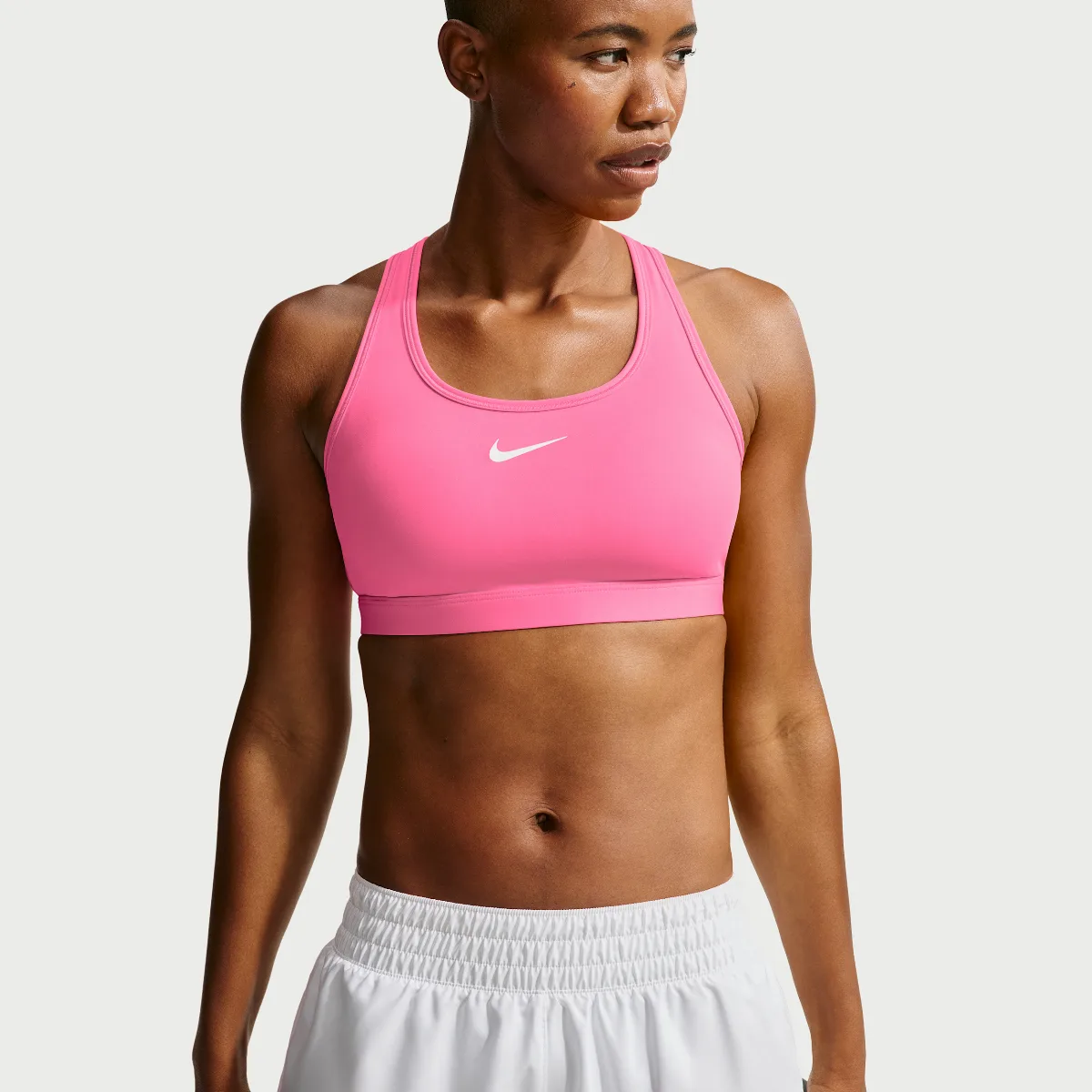 Swoosh Medium-Support Padded Sports Bra by Nike