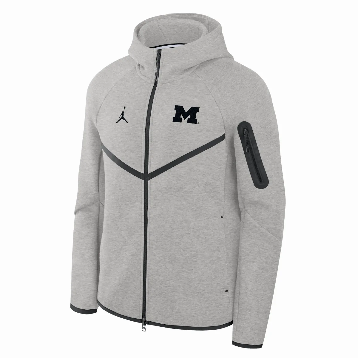 Michigan Tech Fleece College Full-Zip Hooded Jacket by Nike