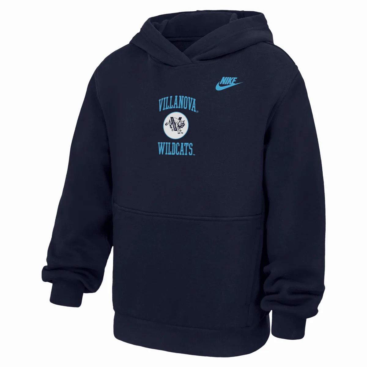 Villanova Wildcats Club Pullover Fleece Hoodie by Nike