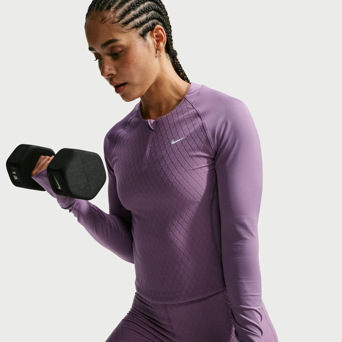 Pro Sculpt Dri-FIT 1/4-Zip Long-Sleeve Top by Nike