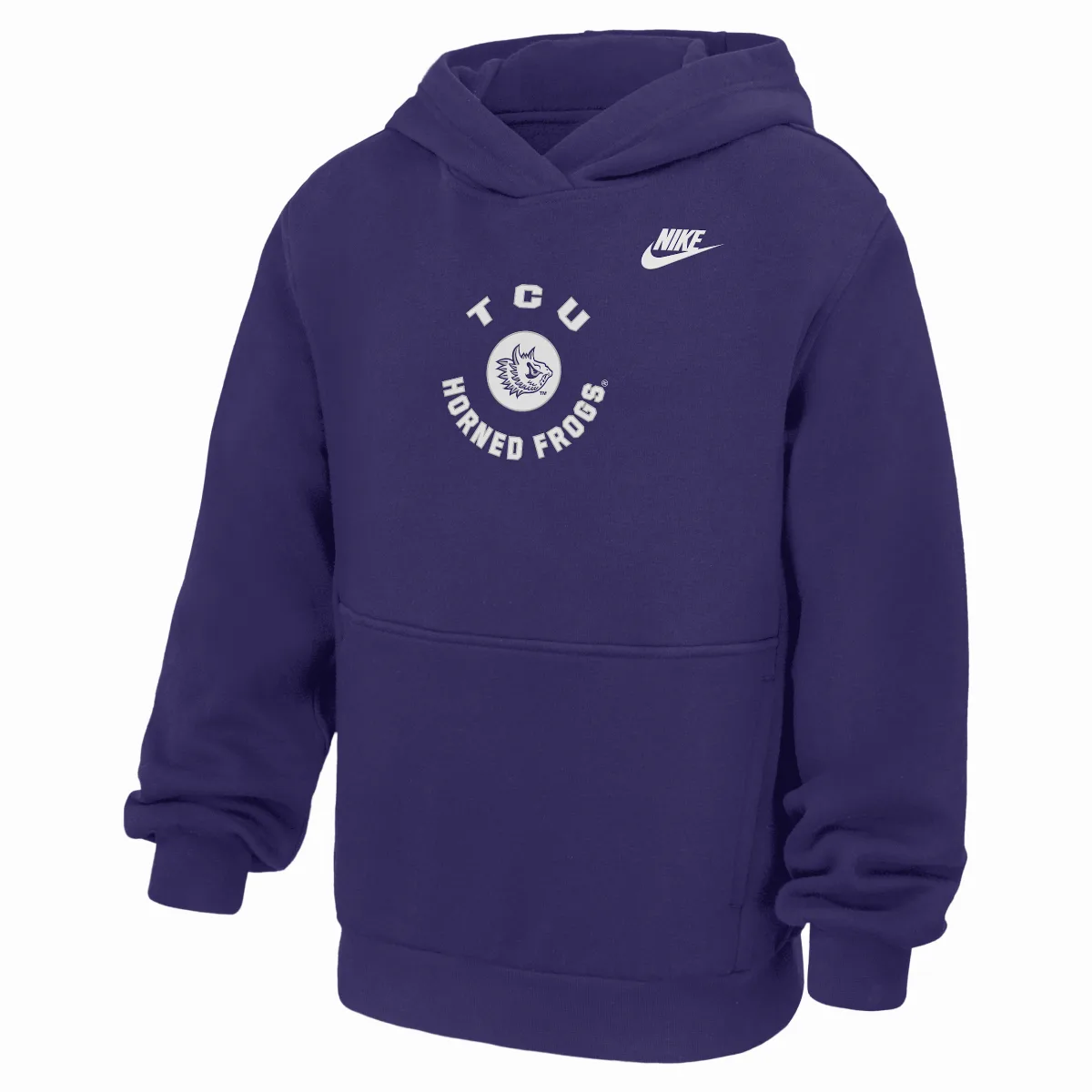 TCU Horned Frogs Club Pullover Fleece Hoodie by Nike