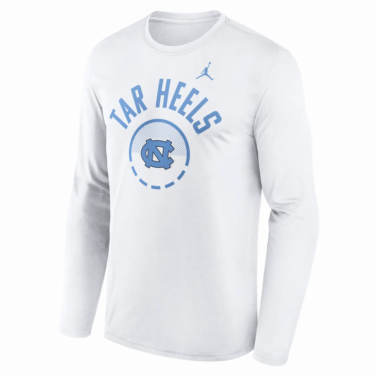 North Carolina Courtside Jordan Brand Dri-FIT College Long-Sleeve T-Shirt