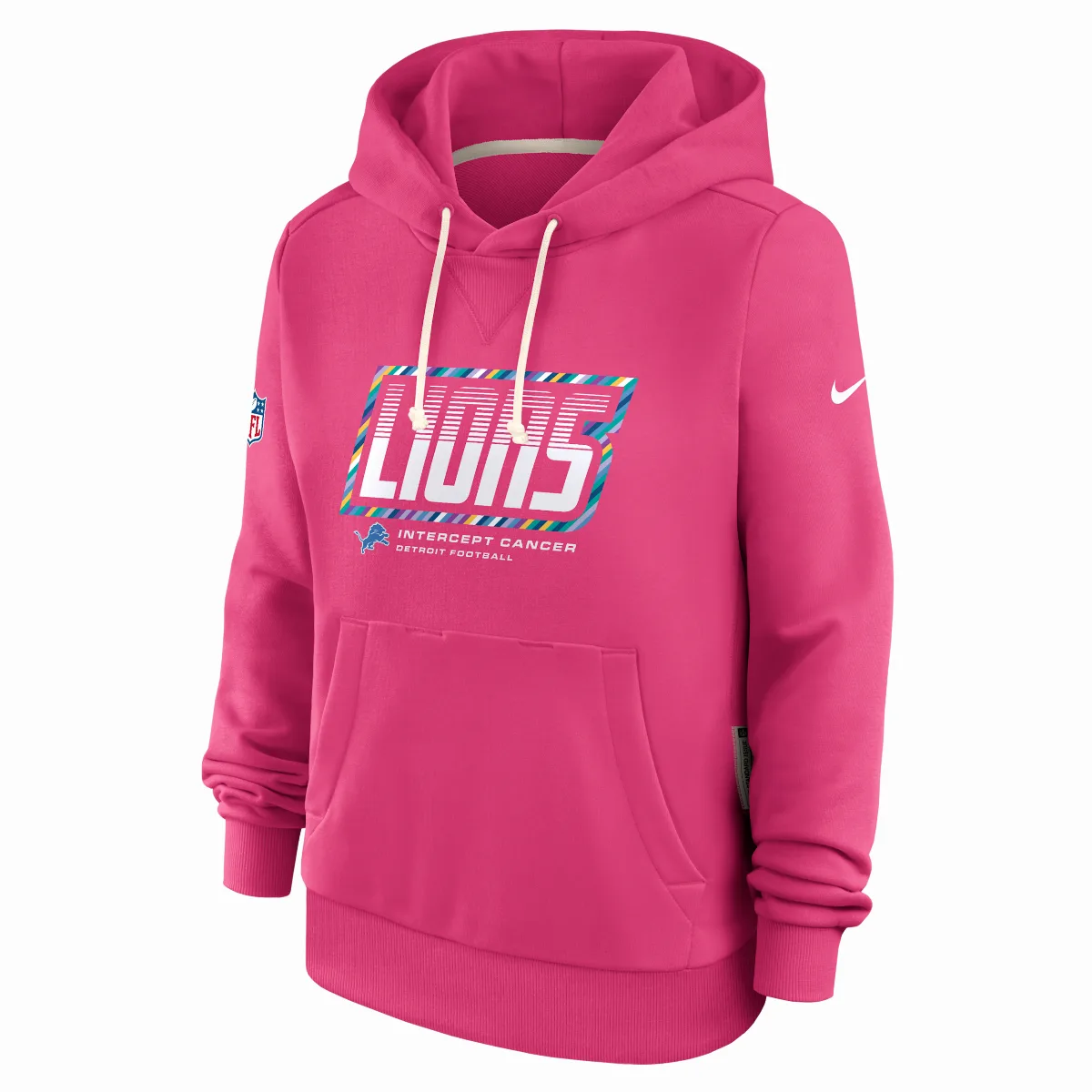 Detroit Lions Crucial Catch Standard Issue Dri-FIT NFL Pullover Hoodie by Nike